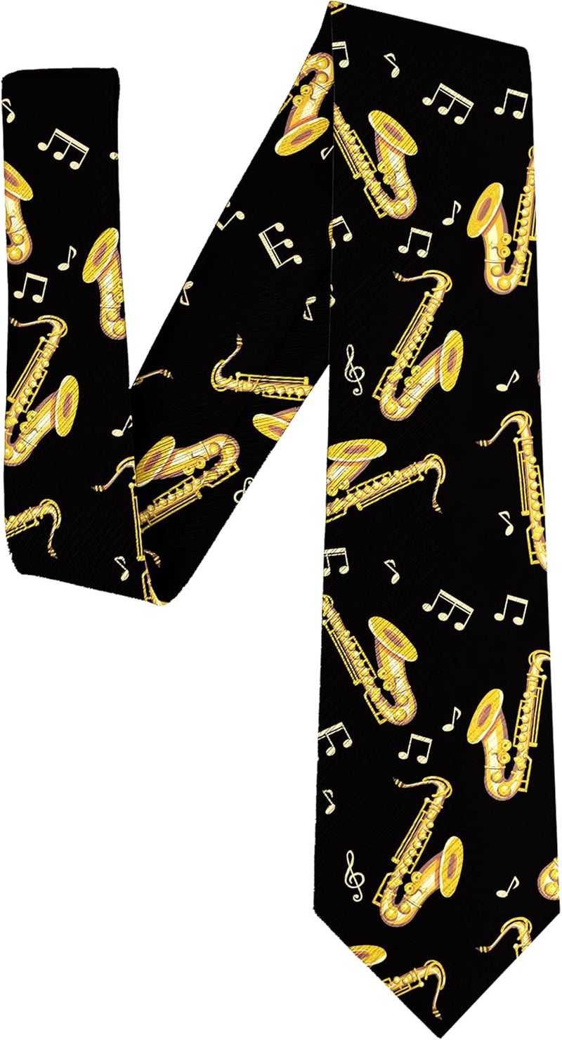 Guhothli Men's Funny Necktie Novelty Ties for Mens Daily Wedding Party Business - Image 3